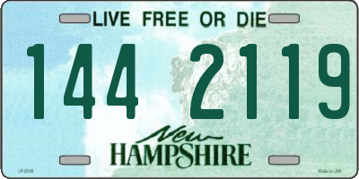 NH license plate 1442119