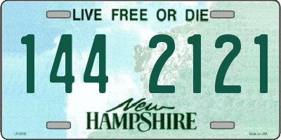 NH license plate 1442121