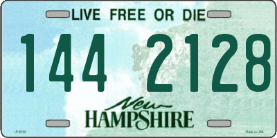 NH license plate 1442128
