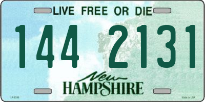 NH license plate 1442131