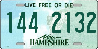 NH license plate 1442132