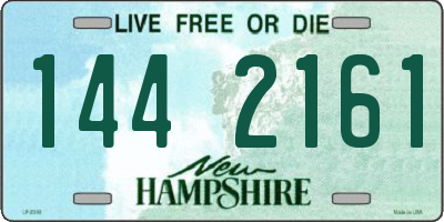NH license plate 1442161