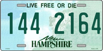 NH license plate 1442164
