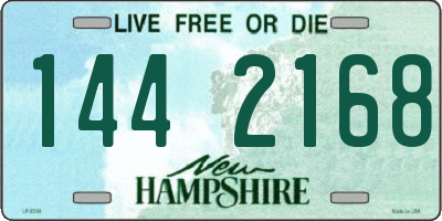 NH license plate 1442168