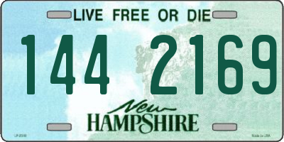 NH license plate 1442169