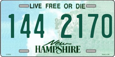 NH license plate 1442170
