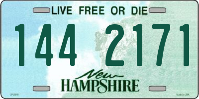 NH license plate 1442171