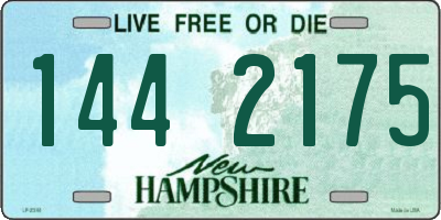 NH license plate 1442175