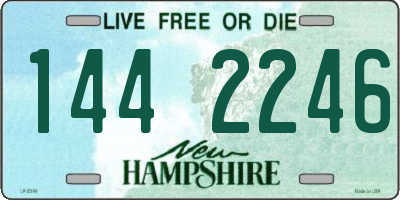 NH license plate 1442246