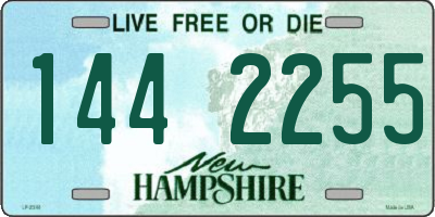 NH license plate 1442255