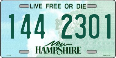 NH license plate 1442301
