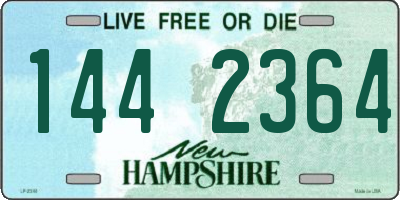 NH license plate 1442364