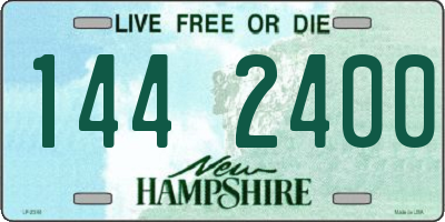 NH license plate 1442400