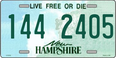 NH license plate 1442405