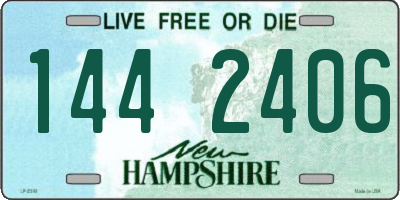 NH license plate 1442406