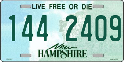 NH license plate 1442409
