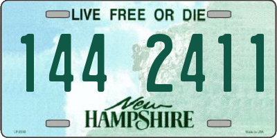 NH license plate 1442411
