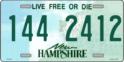 NH license plate 1442412