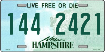 NH license plate 1442421