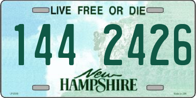 NH license plate 1442426