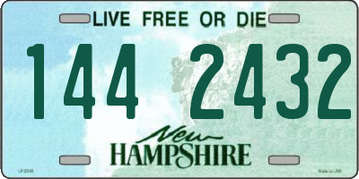 NH license plate 1442432