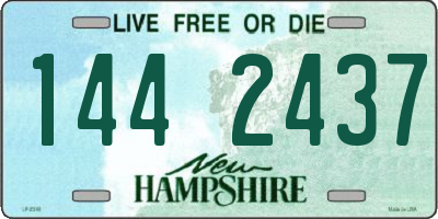 NH license plate 1442437