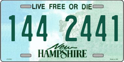 NH license plate 1442441