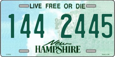 NH license plate 1442445