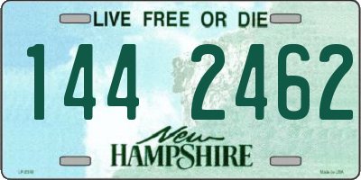 NH license plate 1442462