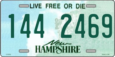 NH license plate 1442469