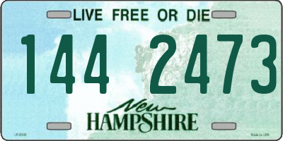 NH license plate 1442473