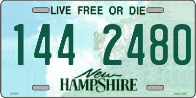 NH license plate 1442480