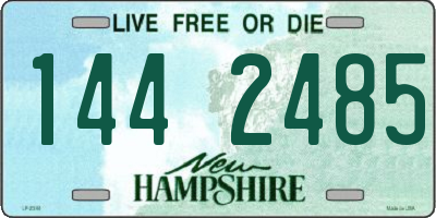 NH license plate 1442485
