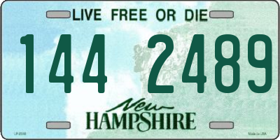 NH license plate 1442489
