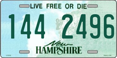 NH license plate 1442496