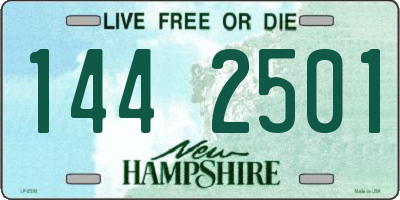 NH license plate 1442501