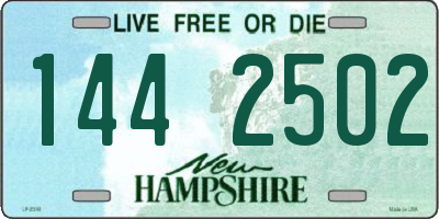NH license plate 1442502