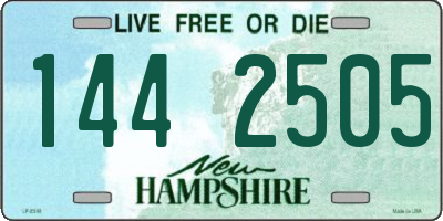 NH license plate 1442505