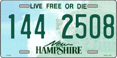 NH license plate 1442508