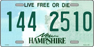 NH license plate 1442510