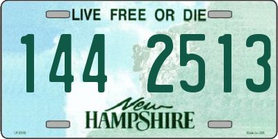 NH license plate 1442513