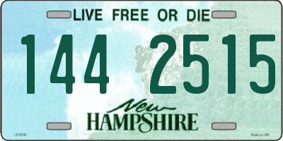 NH license plate 1442515
