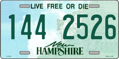NH license plate 1442526