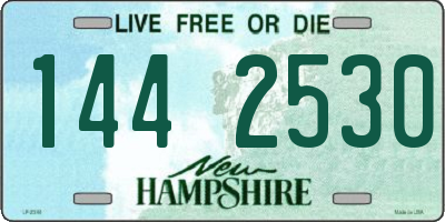 NH license plate 1442530