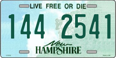 NH license plate 1442541