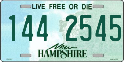 NH license plate 1442545