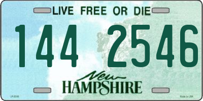 NH license plate 1442546