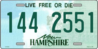 NH license plate 1442551