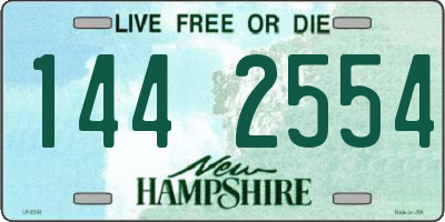 NH license plate 1442554