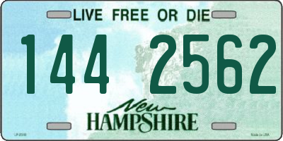 NH license plate 1442562